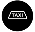 Ikona oświetlenia Taxi na czarnym tle - DM Cars Rzeszów