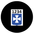 Ikona oznaczenia bocznego Taxi na czarnym tle - DM Cars Rzeszów